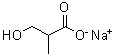structure of CAS# 1219589-99-7, 3-羟基-2-甲基-丙酸钠盐