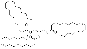 structure of CAS# 122-32-7, Trioleoylglyceride