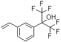 CAS # 122056-08-0, 3-Ethenyl-alpha,alpha-bis(trifluoromethyl)benzenemethanol