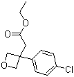 CAS 登录号：1221819-51-7, 3-(4-氯苯基)-3-氧杂环丁烷乙酸乙酯