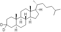 CAS 登录号：122241-86-5, 5alpha-胆甾烷-3,3-D2