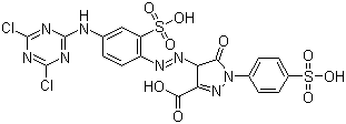 structure of CAS# 12225-86-4, Reactive Orange 14