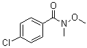 structure of CAS# 122334-37-6, 4-Chloro-N-methyl-N-methoxybenzamide
