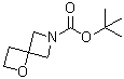 structure of CAS# 1223573-41-8, 1-Oxa-6-azaspiro[3.3]heptane-6-carboxylic acid1,1-dimethylethyl ester