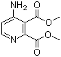 structure of CAS# 122475-56-3, 4-Amino-2,3-pyridinedicarboxylic acid dimethyl ester