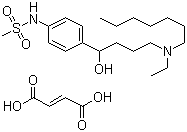 structure of CAS# 122647-32-9, Ibutilide fumarate
