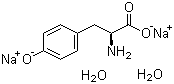structure of CAS# 122666-87-9, L-Tyrosine disodium salt dihydrate