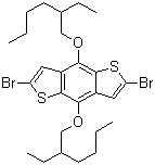 structure of CAS# 1226782-13-3, 2,6-二溴-4,8-双[(2-乙基己基)氧基]苯并[1,2-b:4,5-b']二噻吩