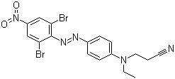CAS # 12270-45-0, Disperse Orange 61, 3-((4-((2,6-Dibromo-4-nitrophenyl)azo)phenyl)ethylamino)propiononitrile