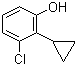 structure of CAS# 1227417-87-9, 3-Chloro-2-cyclopropylphenol