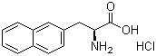 structure of CAS# 122745-12-4, 3-(2-萘基)-L-丙氨酸盐酸盐