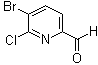 structure of CAS# 1227583-91-6, 5-溴-6-氯-2-吡啶甲醛