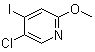 structure of CAS# 1227602-85-8, 5-Chloro-4-iodo-2-methoxypyridine