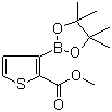CAS 登录号：1227664-10-9, 2-甲氧基甲酰基噻吩-3-硼酸频哪醇酯