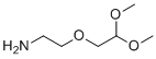structure of CAS# 1228258-40-9, 2-(2-氨基乙氧基)-1,1-二甲氧基乙烷