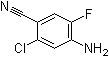 structure of CAS# 1228376-68-8, 4-氨基-2-氯-5-氟苯甲腈