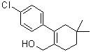 structure of CAS# 1228780-51-5, [2-(4-Chlorophenyl)-4,4-dimethylcyclohex-1-enyl]methanol