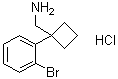 CAS 登录号：1228879-39-7, 1-(2-溴苯基)环丁烷甲胺盐酸盐