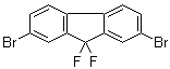structure of CAS# 1229603-71-7, 2,7-Dibromo-9,9-difluorofluorene