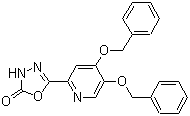 CAS # 1229937-09-0, 5-[4,5-Bis(phenylmethoxy)-2-pyridinyl]-1,3,4-oxadiazol-2(3H)-one