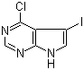 structure of CAS# 123148-78-7, 4-Chloro-5-iodo-7H-pyrrol[2,3-d]pyrimidine
