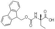structure of CAS# 1231709-22-0, N-[(9H-Fluoren-9-ylmethoxy)carbonyl]-D-isovaline
