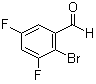 structure of CAS# 1232407-50-9, 2-溴-3,5-二氟苯甲醛