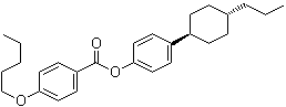 CAS 登录号：1233010-34-8, 4-(戊氧基)苯甲酸 4-(反式-4-丙基环己基)苯基酯