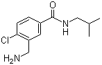 CAS # 1233025-09-6, 3-(Aminomethyl)-4-chloro-N-(2-methylpropyl)benzamide