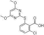 structure of CAS# 123342-93-8, Pyrithiobac