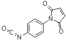 structure of CAS# 123457-83-0, 4-Maleimidophenyl isocyanate