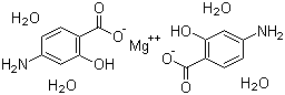 CAS 登录号：123465-67-8, 对氨基水杨酸镁