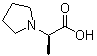 structure of CAS# 1234836-32-8, (R)-2-(吡咯烷-1-基)丙酸