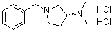 structure of CAS# 1235058-59-9, (3R)-1-Benzyl-N,N-dimethyl-3-pyrrolidinamine dihydrochloride