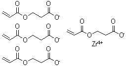 structure of CAS# 123633-53-4, 2-丙烯酸 2-羧基乙基酯锆盐