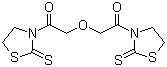 CAS # 123845-13-6, 3,3'-[Oxybis(1-oxo-2,1-ethanediyl)]bis-2-thiazolidinethione