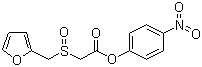 structure of CAS# 123855-55-0, 4-Nitrophenyl 2-(furfurylsulfinyl)acetic acid