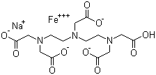 structure of CAS# 12389-75-2, Sodium hydrogen ferric DTPA