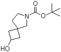 structure of CAS# 1239319-91-5, tert-Butyl 2-Hydroxy-6-azaspiro[3.4]octane-6-carboxylate