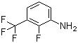 structure of CAS# 123973-25-1, 2-氟-3-三氟甲基苯胺
