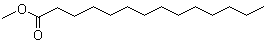 structure of CAS# 124-10-7, Tetradecanoic acid methyl ester