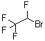 structure of CAS# 124-72-1, 2-Bromo-1,1,1,2-tetrafluoroethane