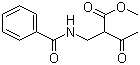 CAS # 124044-11-7, Methyl 2-(N-benzoylaminomethyl)-3-oxobutyrate