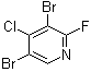 structure of CAS# 1242329-24-3, 3,5-二溴-4-氯-2-氟吡啶