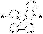 structure of CAS# 1242570-65-5, 5,9-二溴螺[7H-苯并[c]芴-7,9'-[9H]芴]