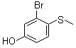 CAS 登录号：1243458-10-7, 3-溴-4-(甲硫基)苯酚