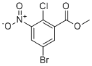 structure of CAS# 124371-59-1, 甲基5-溴-2-氯-3-硝基苯甲酸酯