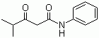 structure of CAS# 124401-38-3, N-Phenyl-isobutyloylacetamide