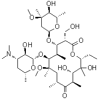 CAS # 124412-58-4, Clarithromycin F, 16-Hydroxy-6-O-methylerythromycin
