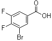 structure of CAS# 1244642-73-6, 3-溴-4,5-二氟苯甲酸